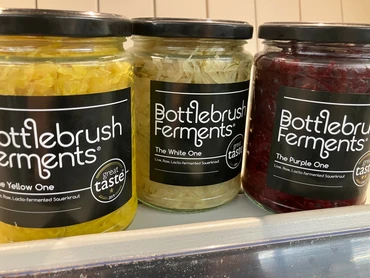 Jars of Bottlebrush Ferments